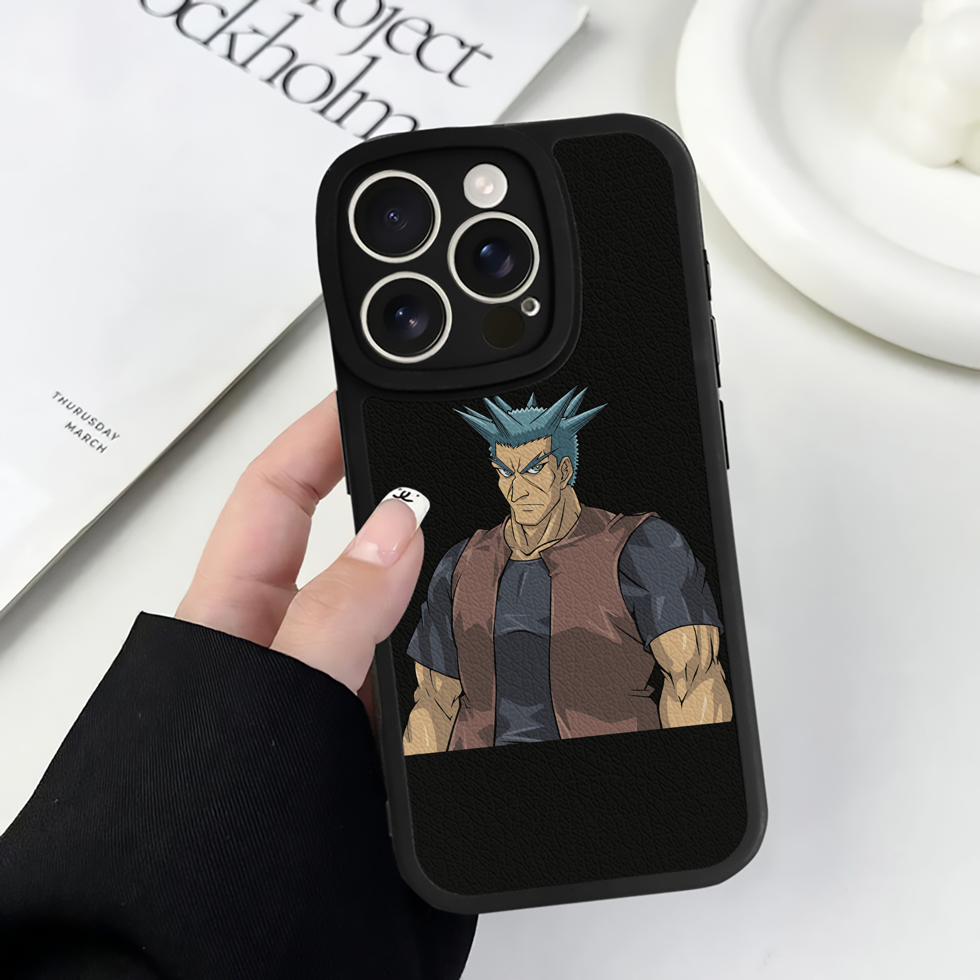 遊☆戯☆王 Yu-Gi-Oh! 【iPhone 16シリーズ対応】シリコンスマホケース（レザー調） 材質：シリコン